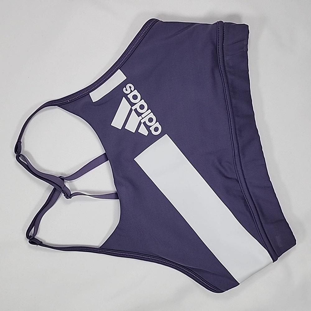 ADIDAS WOMENS FLOW FREELY DISRUPT 2.0 SPORTS BRA SIZE S